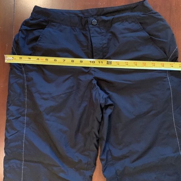 Athletic Works Wind Breaker Pants Lined Size Small Petite 4/6 Black - Picture 12 of 12